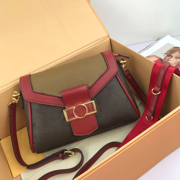 

designer bags women luxury handbags leather vintage fashion shoulder bag europe and america crossbody purse 53667