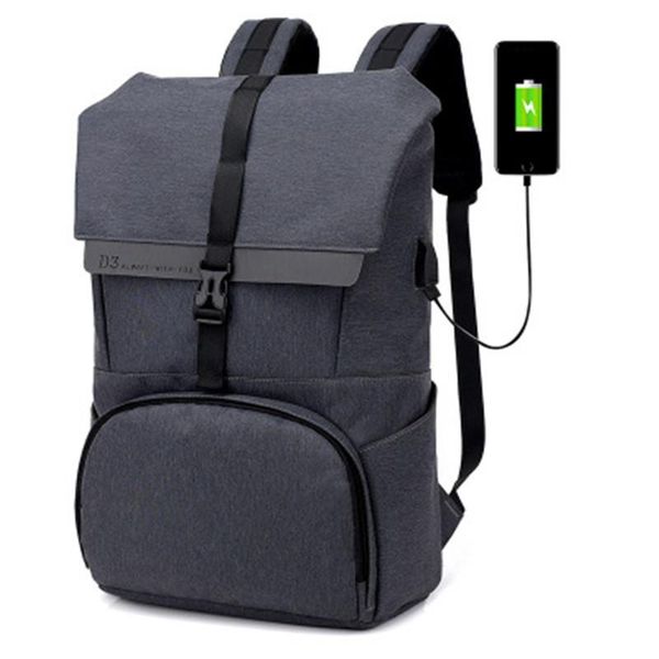 

backpack multi-functional men's large-capacity business travel bag waterproof usb charging mochila youth student book