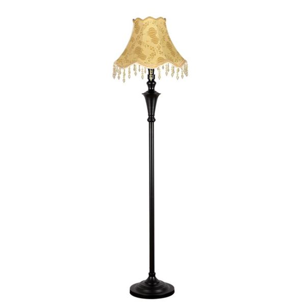 

vintage european fabric standing floor lamps nordic living room bedroom black cloth shade study room table floor lights lighting