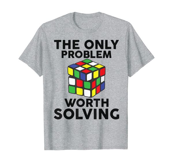 

funny rubix cube problem solver rubik humor gifts shirt, White;black
