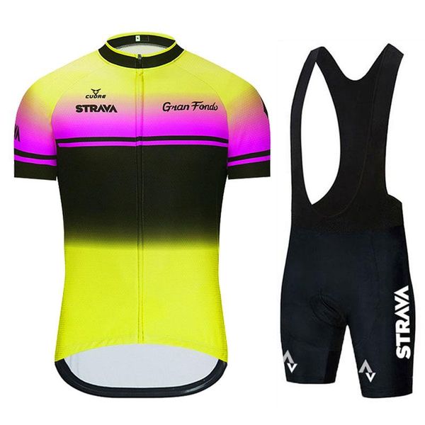 

racing sets strava professional bicycle team maillot short sleeve cycling jersey summer men breathable clothing, Black;blue