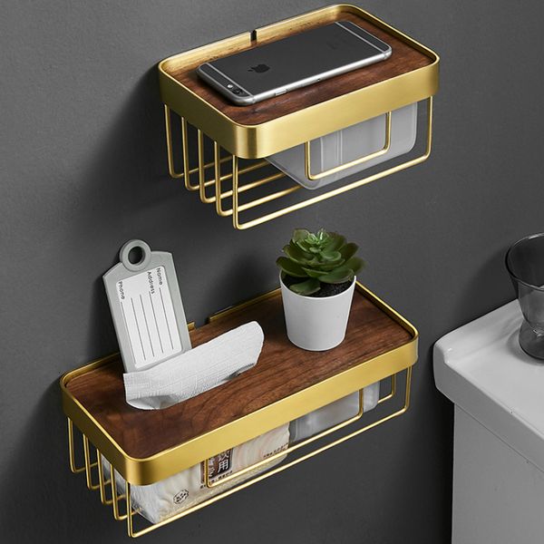 

2021 new aluminium space roll holder attached to bathroom wall support for toilet paper hardaware set of cloth brushed shelf nt8o