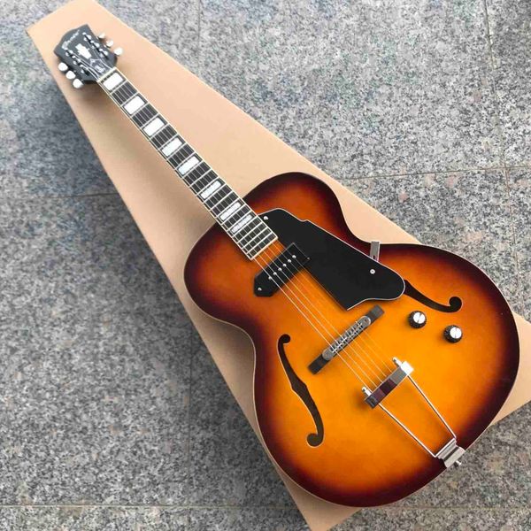 

custom p90 pickups archhollow body guitar jazz electric guitar