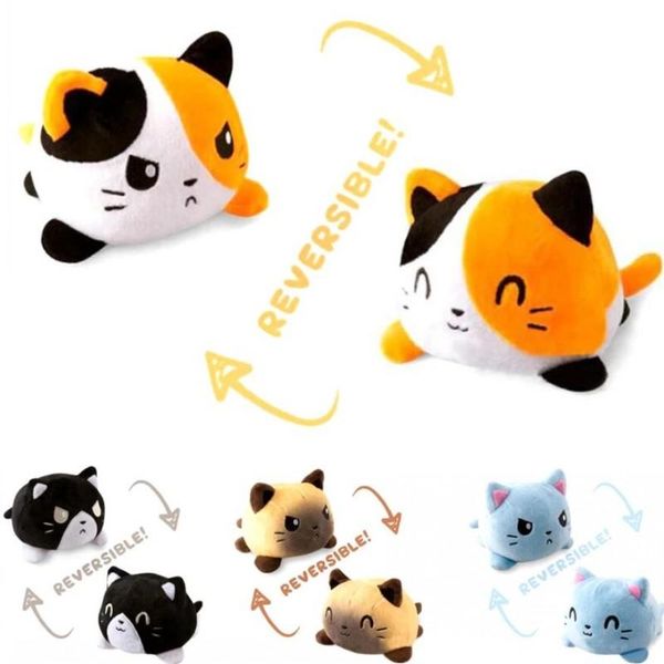 

2021 double sided inverted narwhal flip doll unicorn reversible plush toy