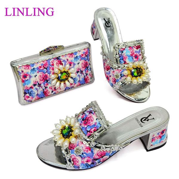 

dress shoes ladies italian and bag set decorated with rhinestone matching in heels women comfy platform sandal, Black