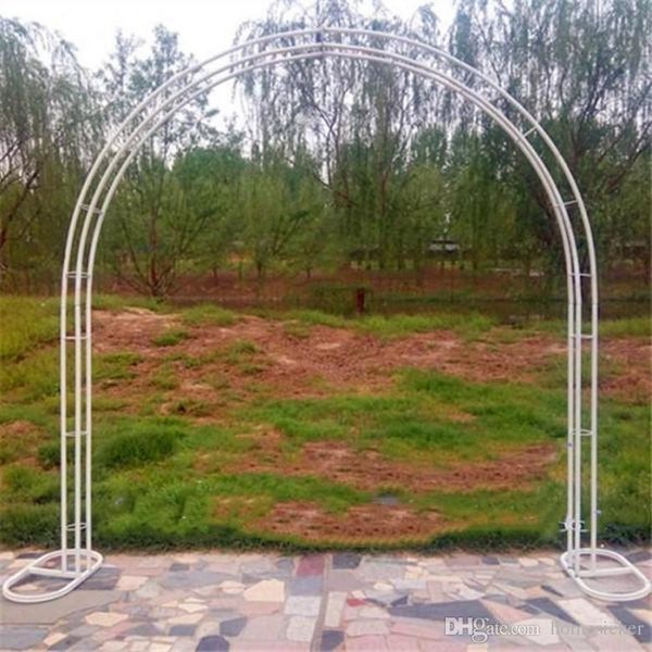 

party decoration ent round arch white metal centerpiece for wedding decorations event decoration-2.3m tall*2.3m wide