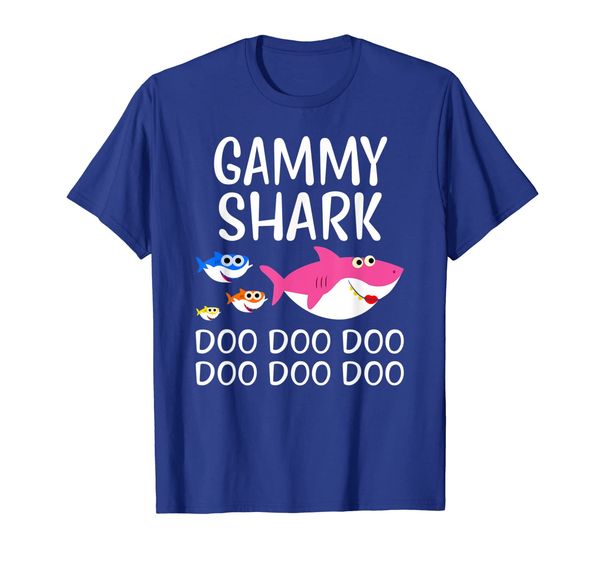 

gammy shark tshirt doo doo funny baby mommy kids shirt, White;black