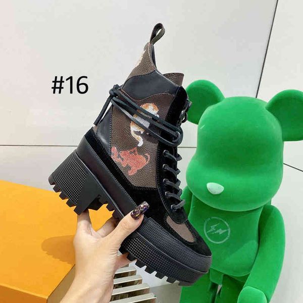 

platform laureate desert boot heart designer s patent leather overcloud luxury brands martin s suede leather winter snow, Black