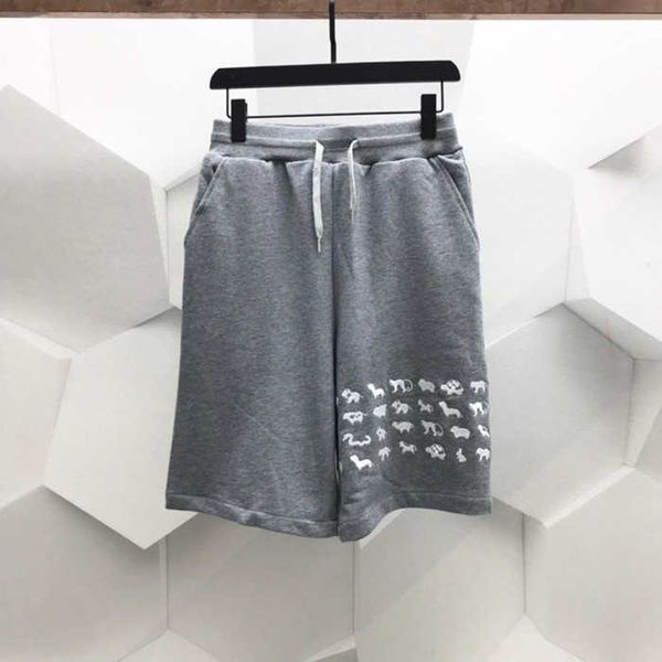 

fashion outlet 21ss chrome fengchao brand summer tb four bar zoo embroidery casual shorts versatile capris beach pants, White;black