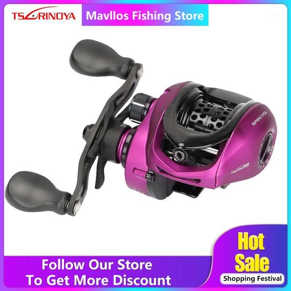 

baitcasting reels tsurinoya spirit ultralight bfs fishing reel left right hand 162g metal spool trout reel1