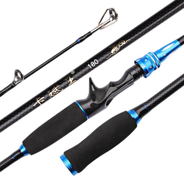 

boat fishing rods 1.8m 2.1m 2.4m 2 segments rod m power line wt.6-15lb lure wt.1/8-3/4oz carbon spinning casting