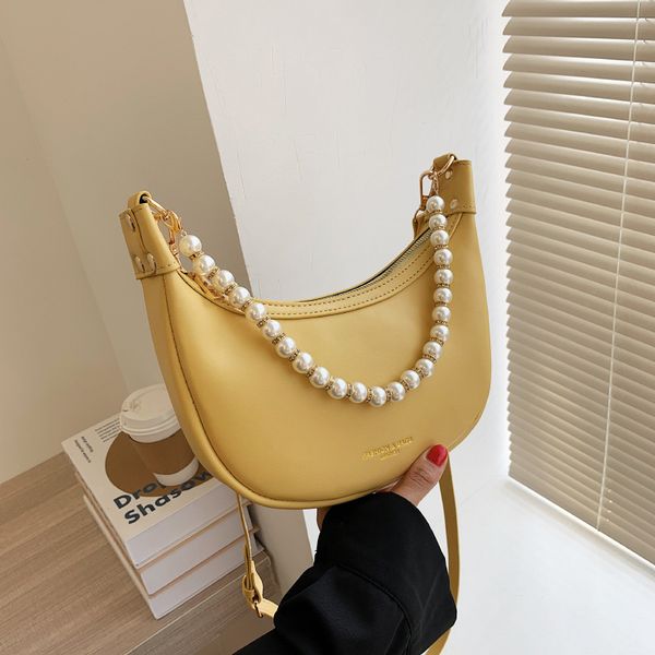 

niche bag red messenger new small 2021 female wild one-shoulder underarm net simple pearl trendy summer auxkp