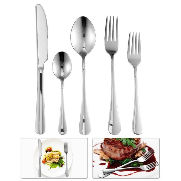 

flatware sets 1 set western dining utensil dessert fork tableware for cafe el