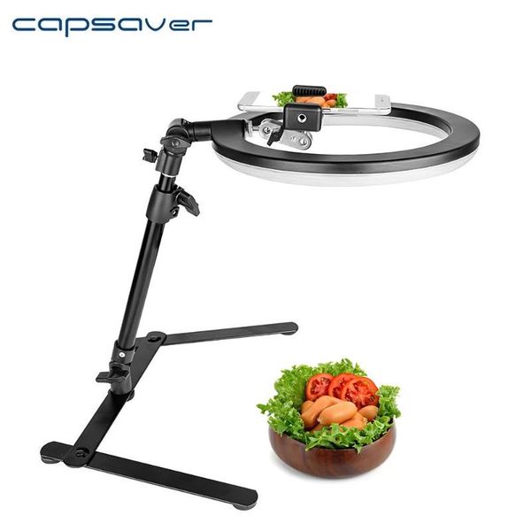 

flash heads capsaver led ring light 26cm video fill lamp pography lighting usb ringlight deskwith stand phone holder for live