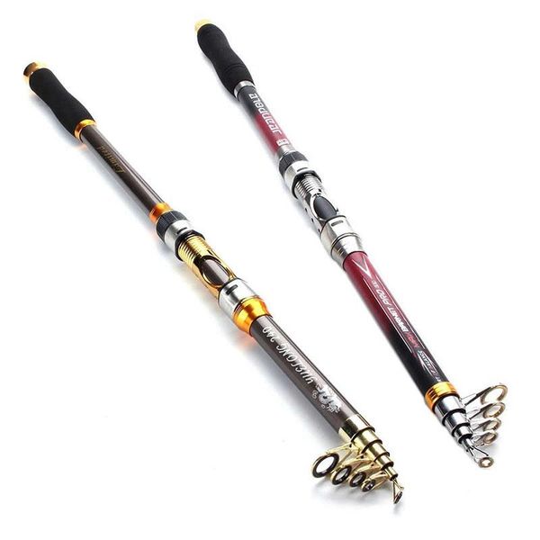 

2.1~3.6m superhard carbon fiber rod fishing spinning travel pole hot