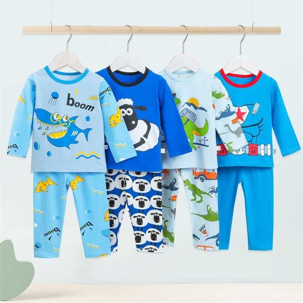Susuray outono pijama para crianças bebê unicórnio conjuntos de manga comprida crianças sleepwear meninas de algodão pijama dormir roupas de criança 211023