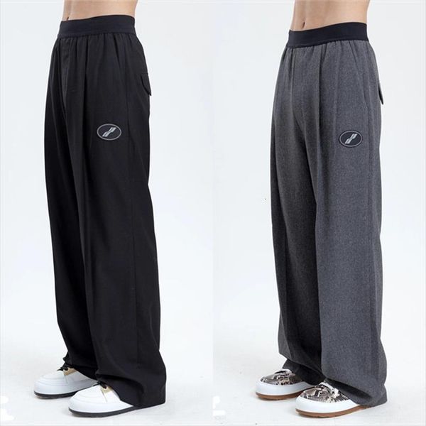 

black gray we11done sweatpants women pant 1:1 quality full length welldone trousers jogger pants