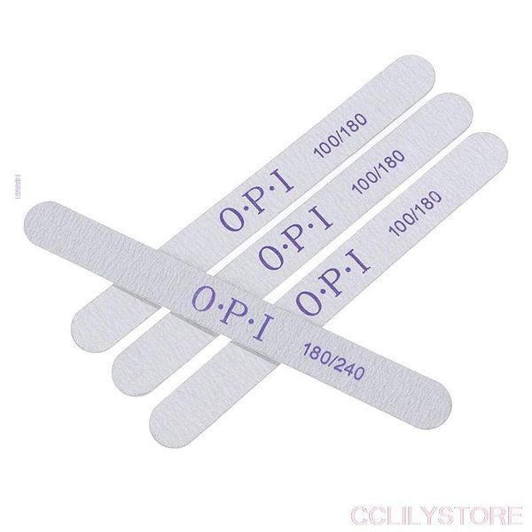 

nail files 10pcs hout nagelvijl 100/180 180/240 professionele double side art schuren buffer anden