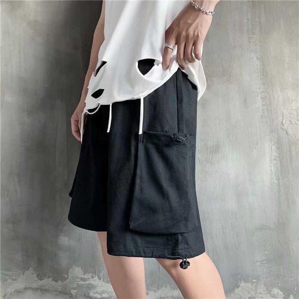 

men's pants workwear shorts in summer, Black