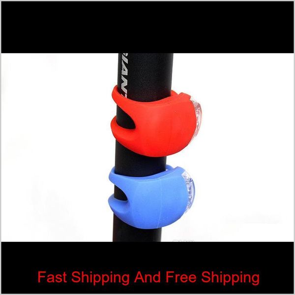 

bicycle front light sile led head front rear wheel bike light waterproof cycling with battery bicycle accessorie qyldui alice_bag