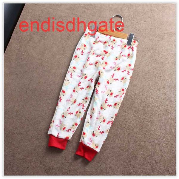 

wear size f193 single 100-165, coral children's velvet home pajamas pants boys and girls, Black;white