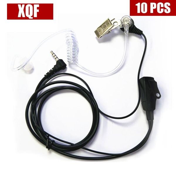

walkie talkie xqf 10pcs vacuum tube earphone for yaesu vx1r vx3r vx5r vxt10 vxt20 air guide headphones