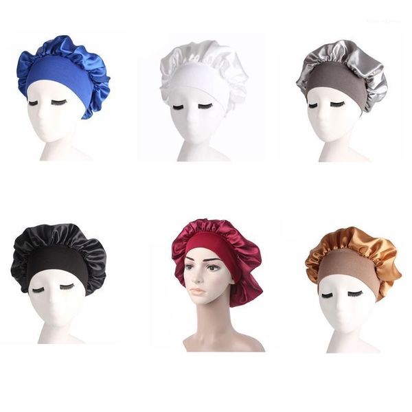 

caps & hats women satin sleep full coverage soft night hat chemotherapy h3cd1, Yellow