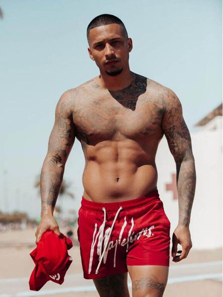 

2020 summer fashion leisure time polyester fast three-point men beach outdoor fitness jogging sports shorts, White;black