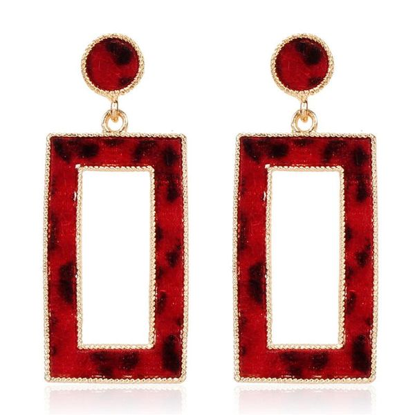 

dangle & chandelier punk earrings women geometric drop female jewelry, Silver