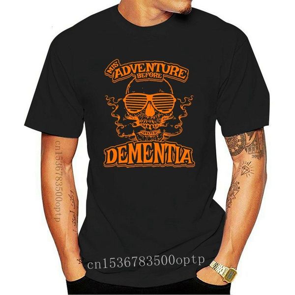 

men's t-shirts misadventure before dementia retirement gift for old punk rockers, pensioners or senior citizens t shirt customized sh, White;black