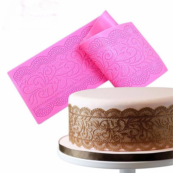 

other festive & party supplies lace pattern embellisment silicone mould fondant craft cake candy chocolate baking tools mold gadgets for the