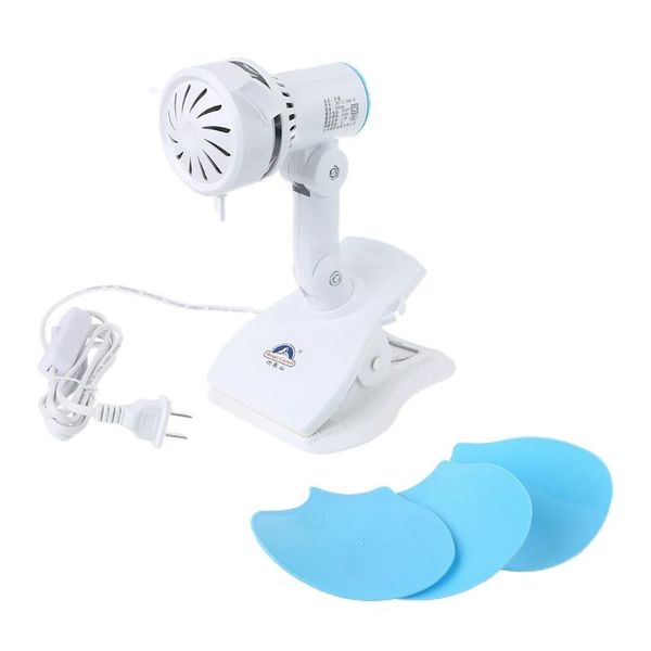 

lapcooling pads us plug ac 220v 10-13inch mute electric clip on fan table desk with switch for office bedroom home bed kitchen and more