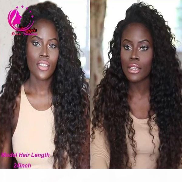 

brazilian human hair full lace wigs virgin hair kinky curly glueless full lace wigs for black women lace front wigs with baby hair, Black;brown
