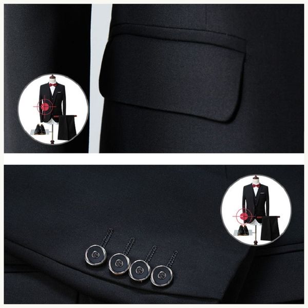 

men's suits & blazers suit tailoring slim fit men's suit wedding groom casual business classic formal evening bathroom plus 6xl, White;black