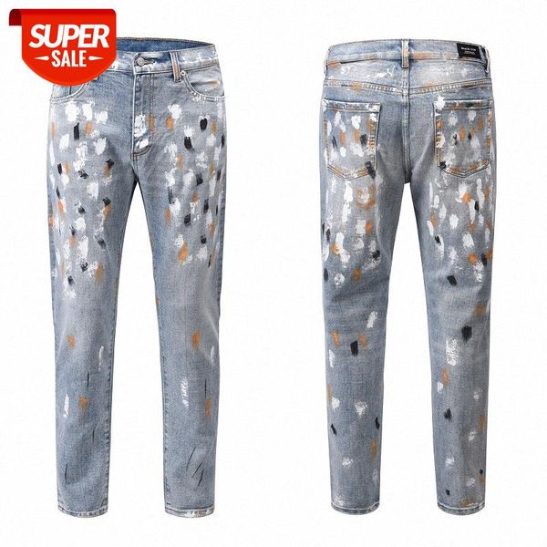 

street gallery dept style paint jeans ins brand basic slimfit trousers 9x1i, Black