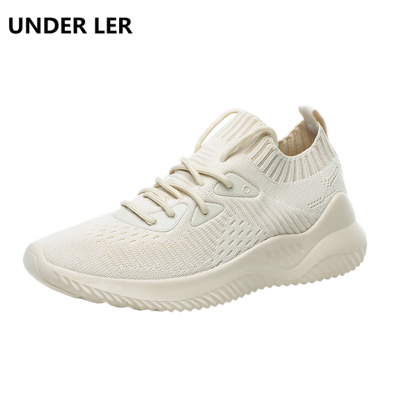 

fashion ladies sports shoes mesh casual shoes lace-up women's breathable lightweight walking sneakers, Black