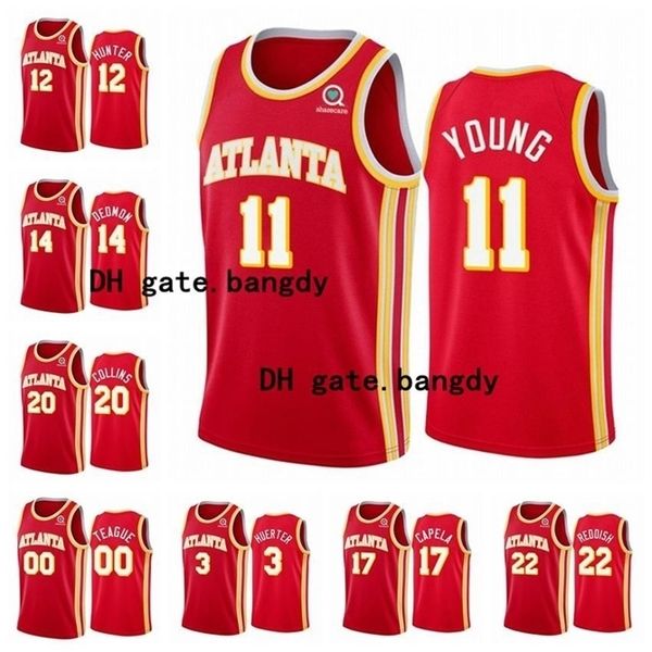 

atlanta\rhawks\rmens cam reddish trae young 2020/21 swingman city\rnba basketball jersey red icon edition, Black