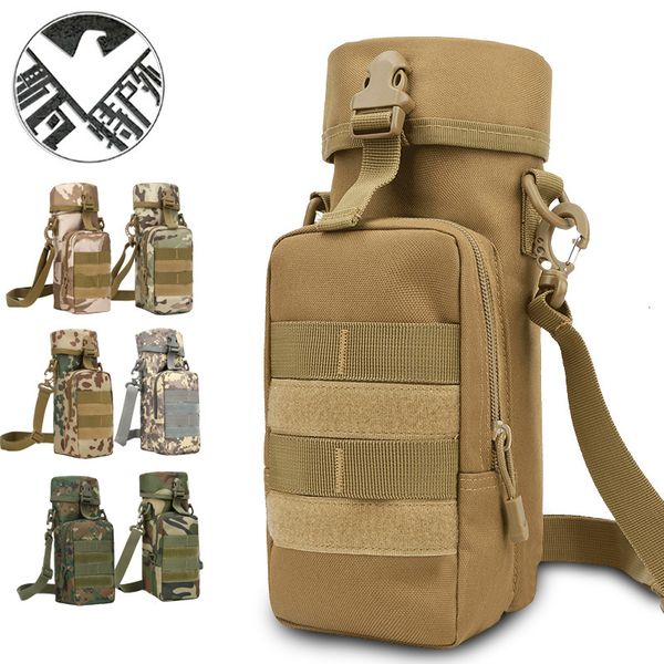 

tactical multi-functional outdoor 750ml large water bag mountaineering backpack