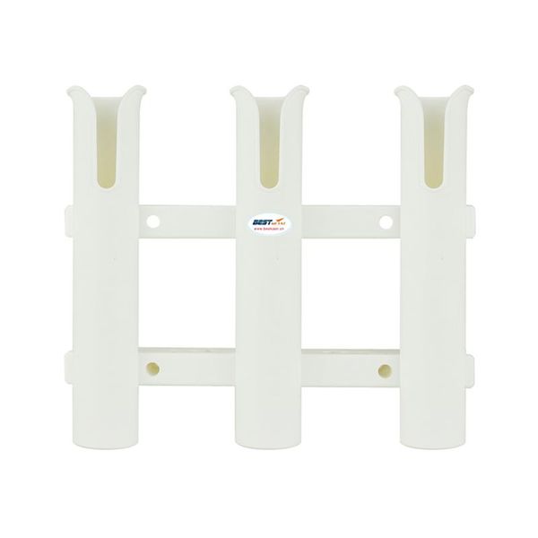 

boat fishing rods 3 tubes plastic rod holder for boats marine yacht rack socket box accessories