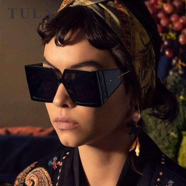 

sunglasses retro wide leg square black for women gradient rivet sun glasses men hip hop uv400 eyewear female goggle, White;black