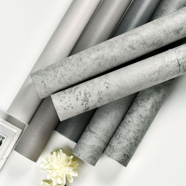 

wallpapers self-adhesive wallpaper marble paper gray nordic waterproof wind wall stickers for bedroom walls living room decoration