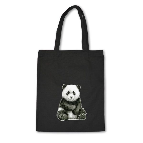 

shopping bags cute panda print korean simple women canvas bag art handbags japanese shoulder casual tote girls handbag
