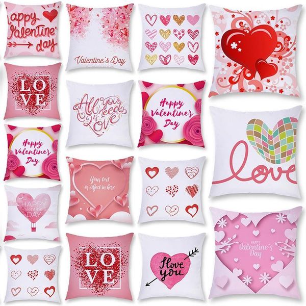 

pillow case 21valentine's day nordic style home decor cushion cover living room decoration throw covers decorativos