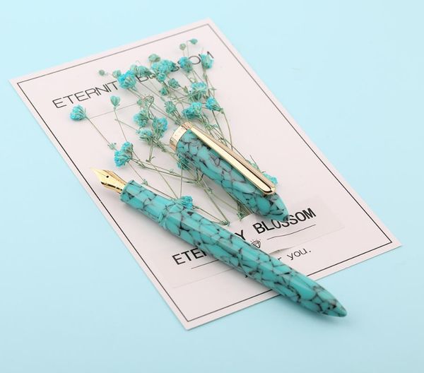 

fountain pens moonman s1 texture green acrylic resin pen iridium extra fine / nib 0.38 0.5mm writing ink with gift box set