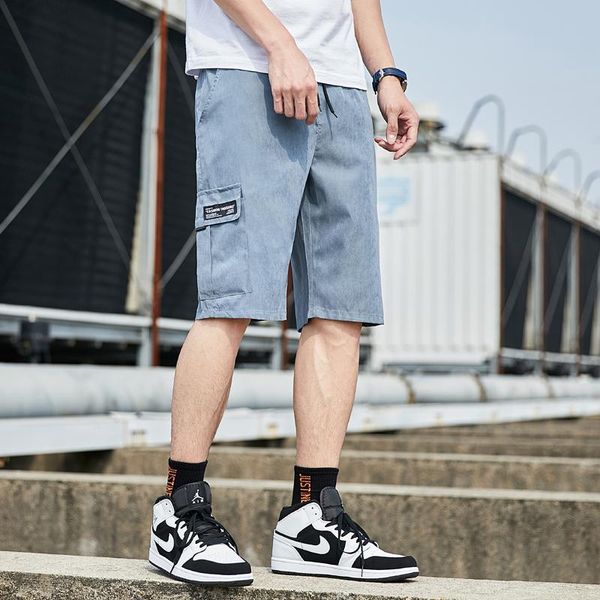 

men's shorts 2021 summer pants korean fashion tooling casual beach sports, White;black