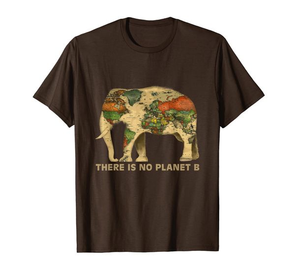 

there is no planet b tshirt elephant gift, White;black