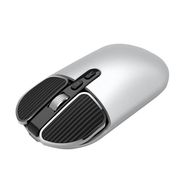 

bluetooth 2.4g dual mode wireless ai voice control mouse rechargeble quiet mice q1jf