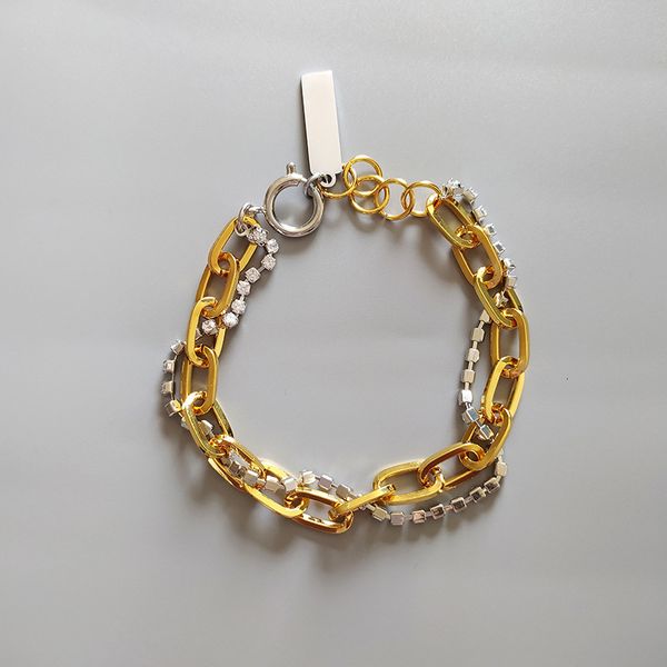 

2020 new geometric women's bohemian multi-layer diamond inlaid bracelet, Silver