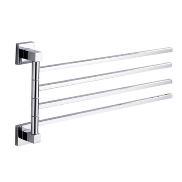 

towel racks 95 2/3/4 wall mounted bar swivel stainless steel for bathroom kitchen