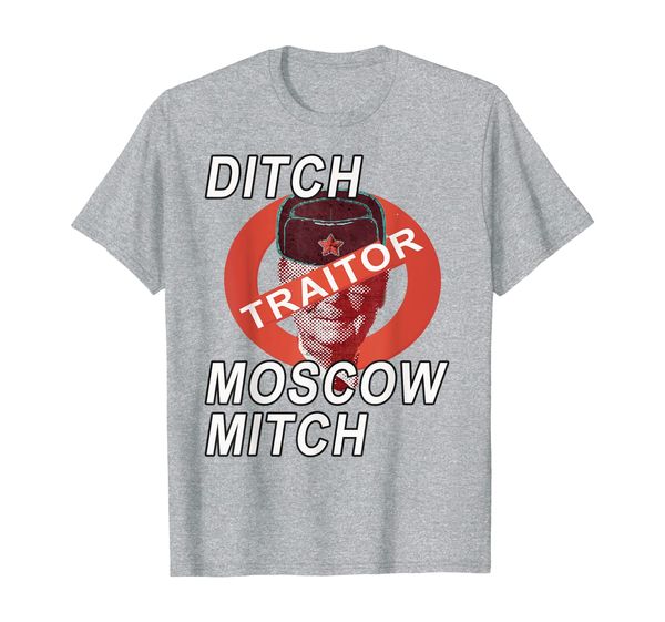 

ditch moscow mitch mcconnell the traitor take back senate t-shirt, White;black
